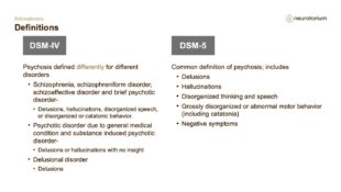 Schizophrenia – Definitions and Diagnosis – slide 57